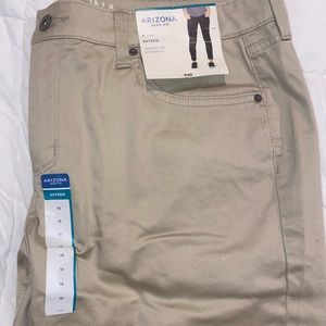 NWT || Arizona || Khaki Pant || Size 15